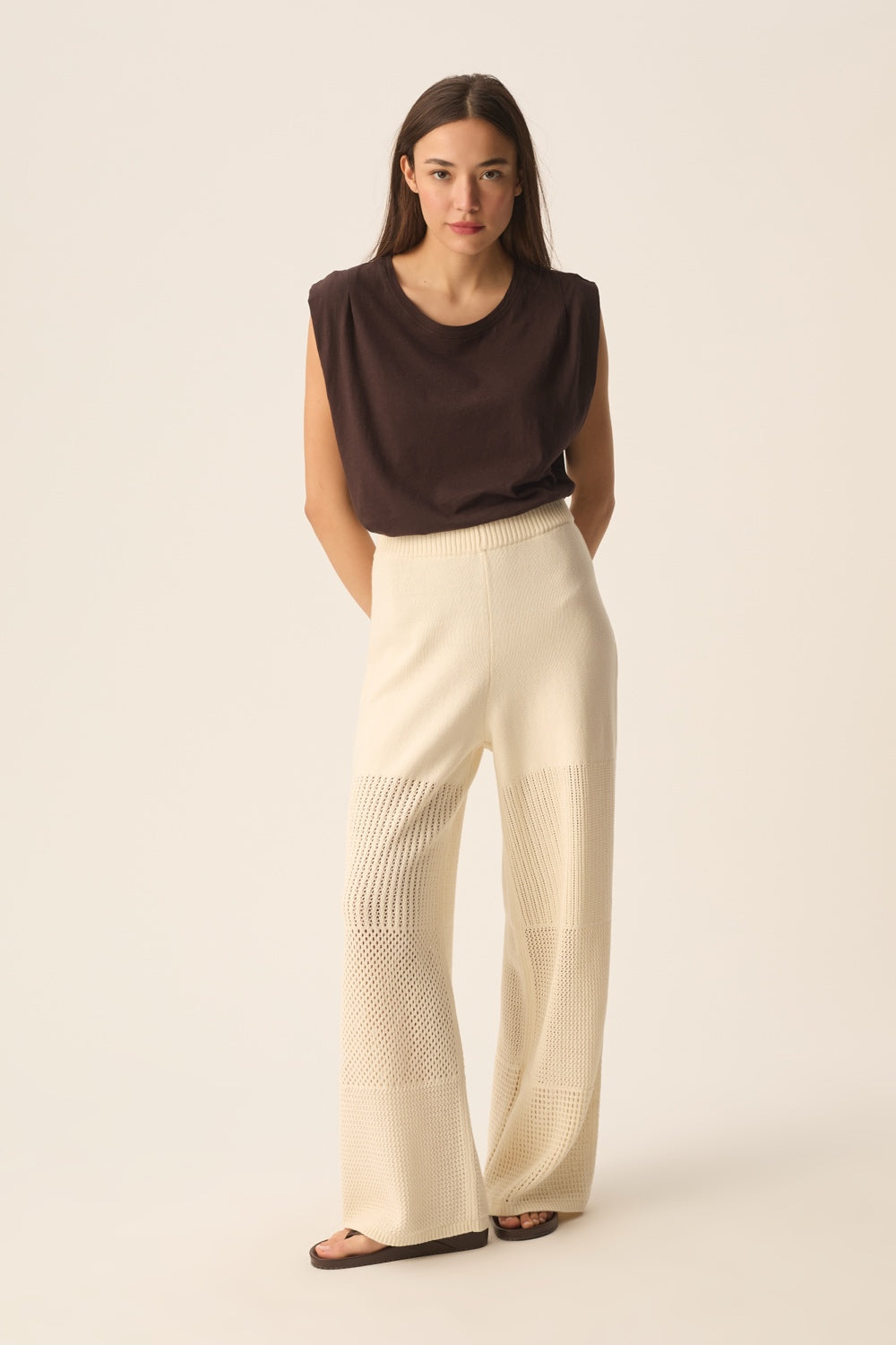 Pantalón Dello Crema