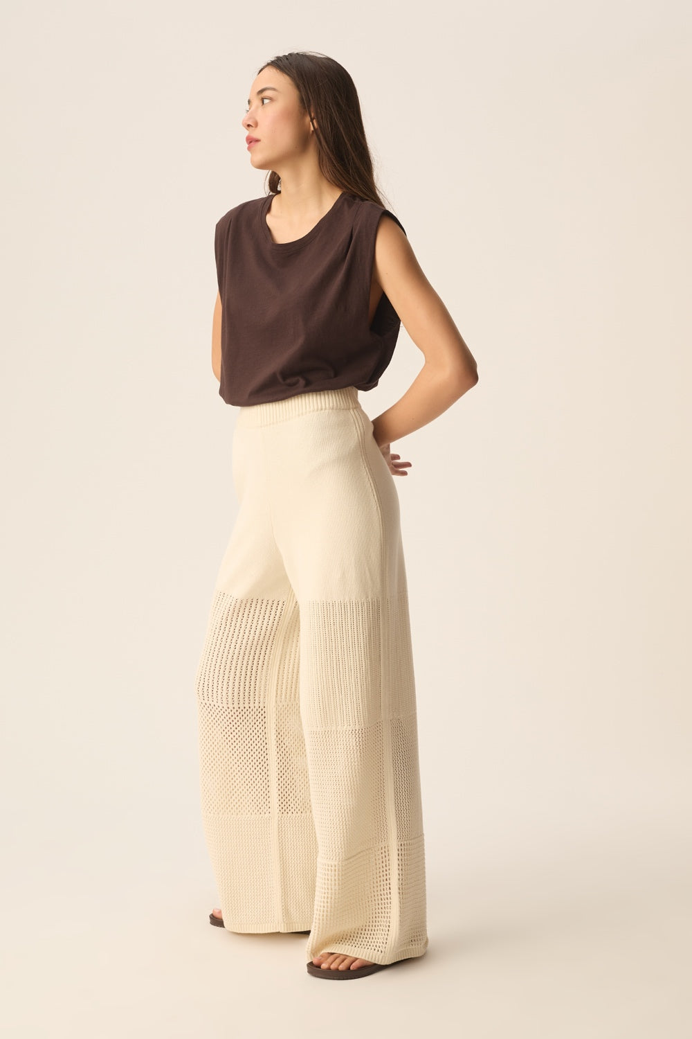 Pantalón Dello Crema