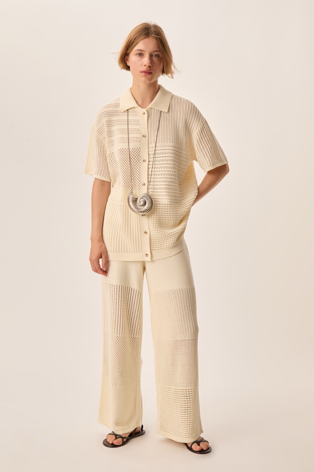 Pantalón Dello Crema