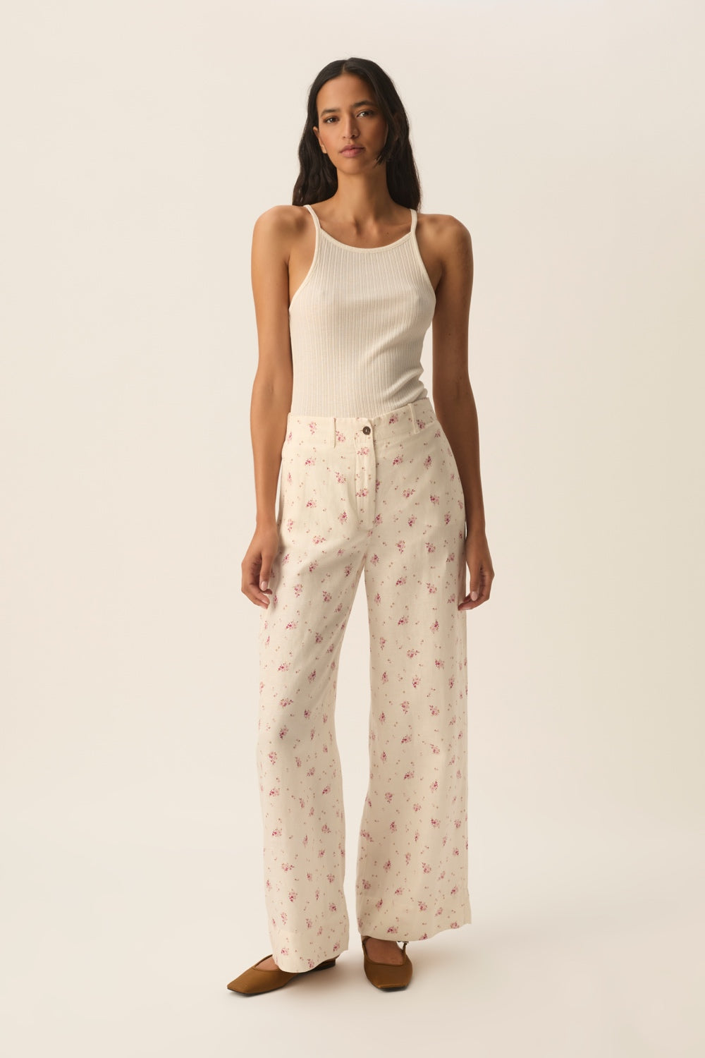 TIFFAINE | PANTALÓN ANCHO CON ESTAMPADO ALIZÉE