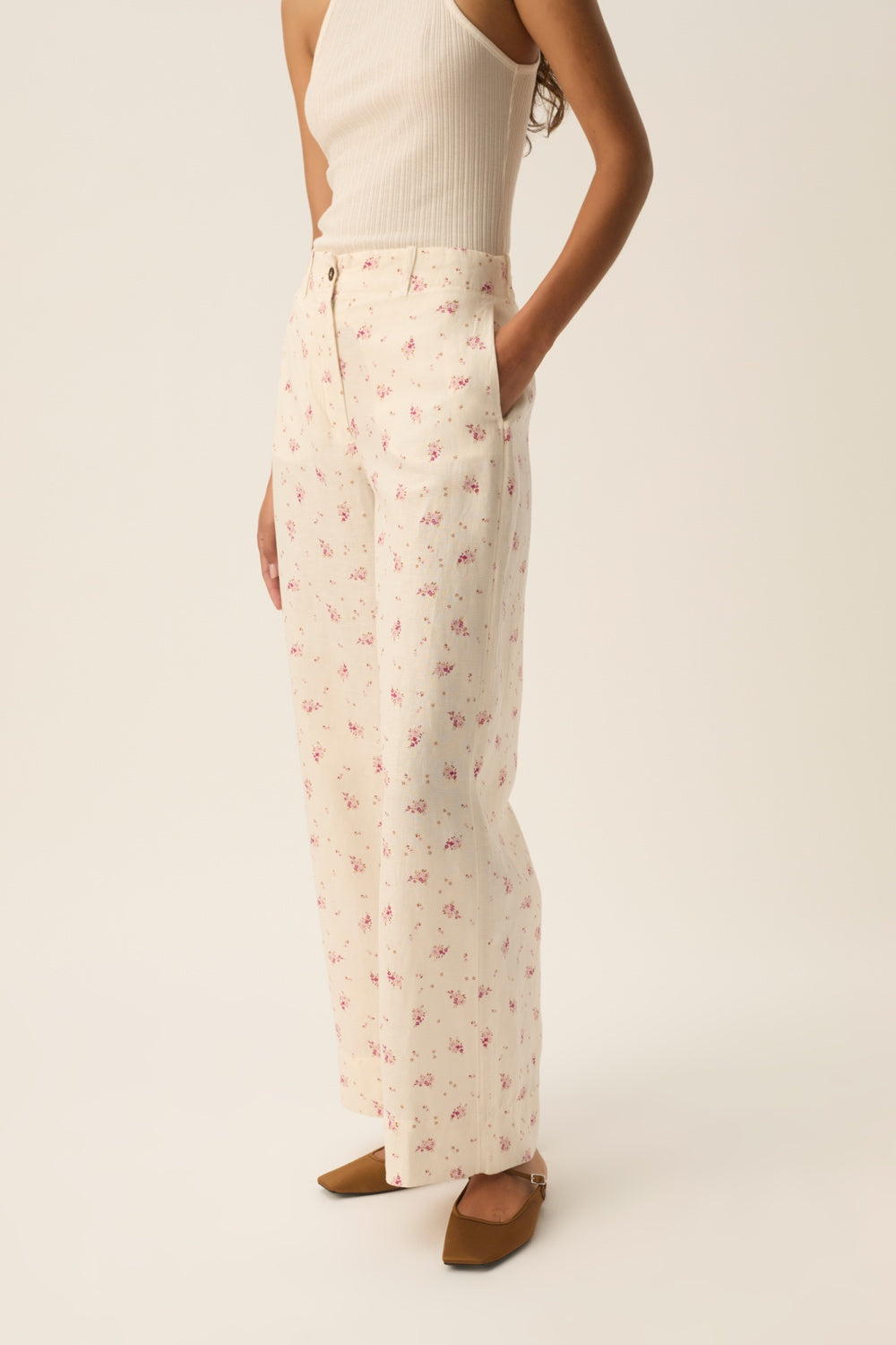 TIFFAINE | PANTALÓN ANCHO CON ESTAMPADO ALIZÉE