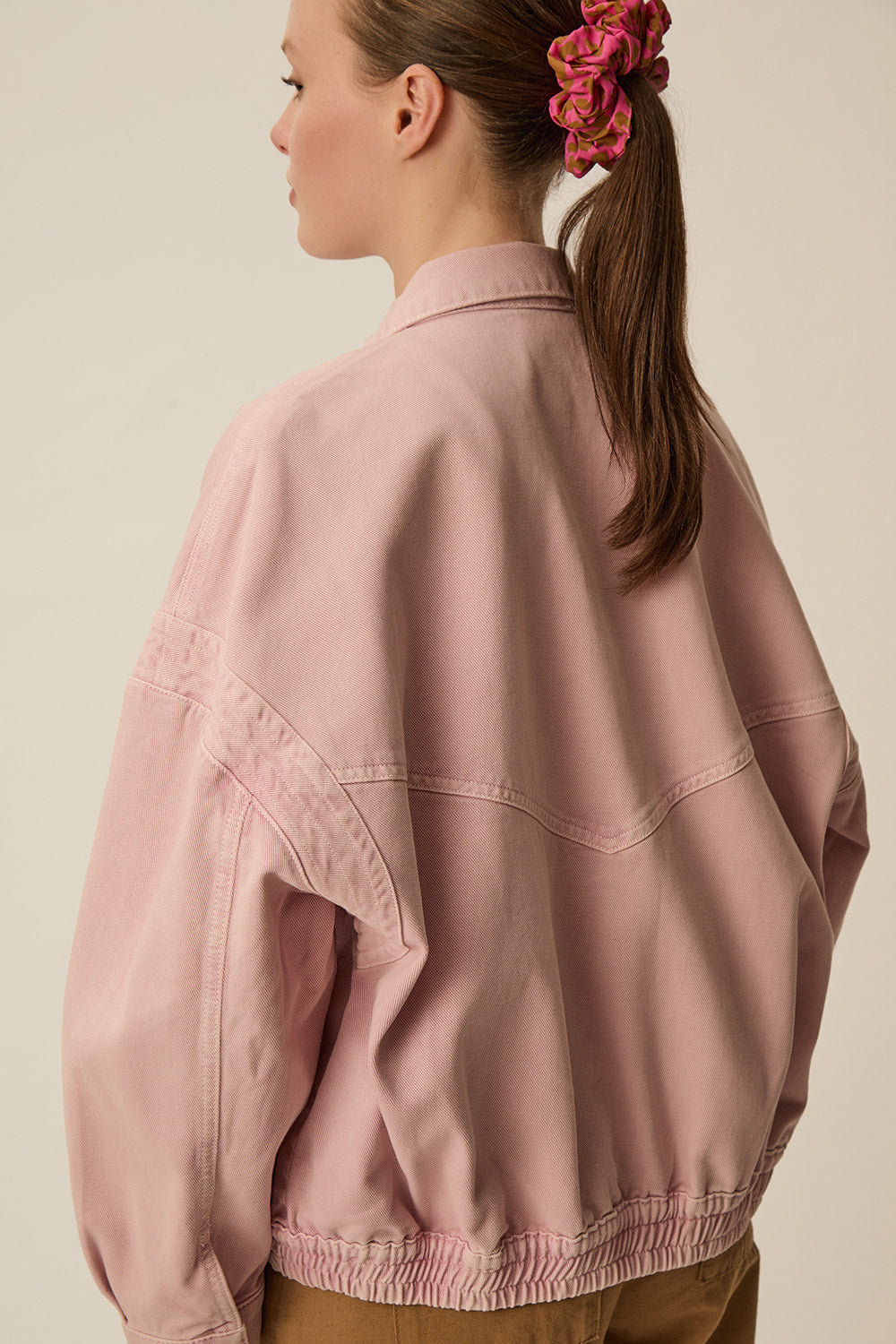 LOUBIA | CHAQUETA VAQUERA OVERSIZE ROSA