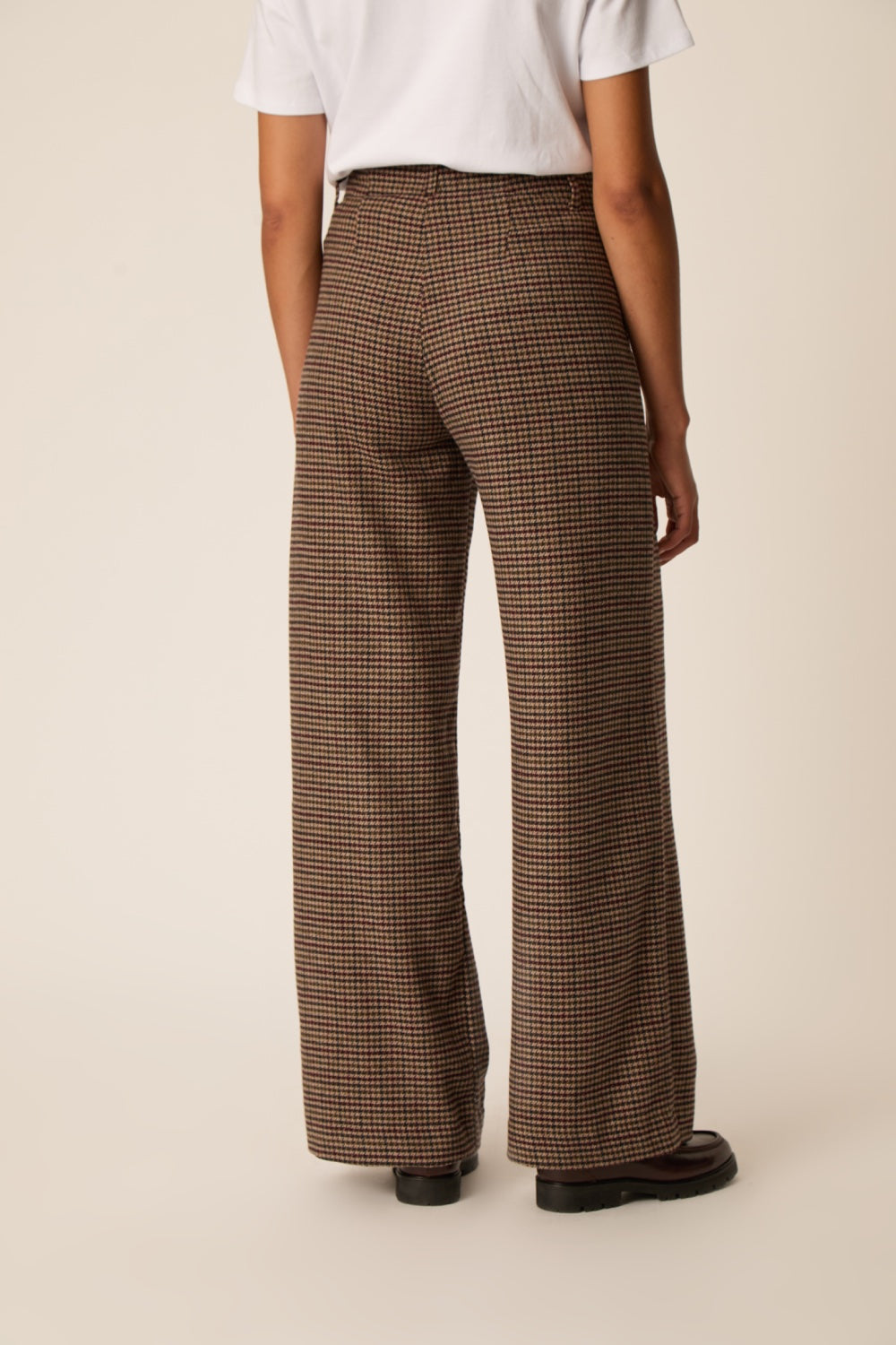 TIFRERE | PANTALÓN ANCHO DE PATA DE GALLO