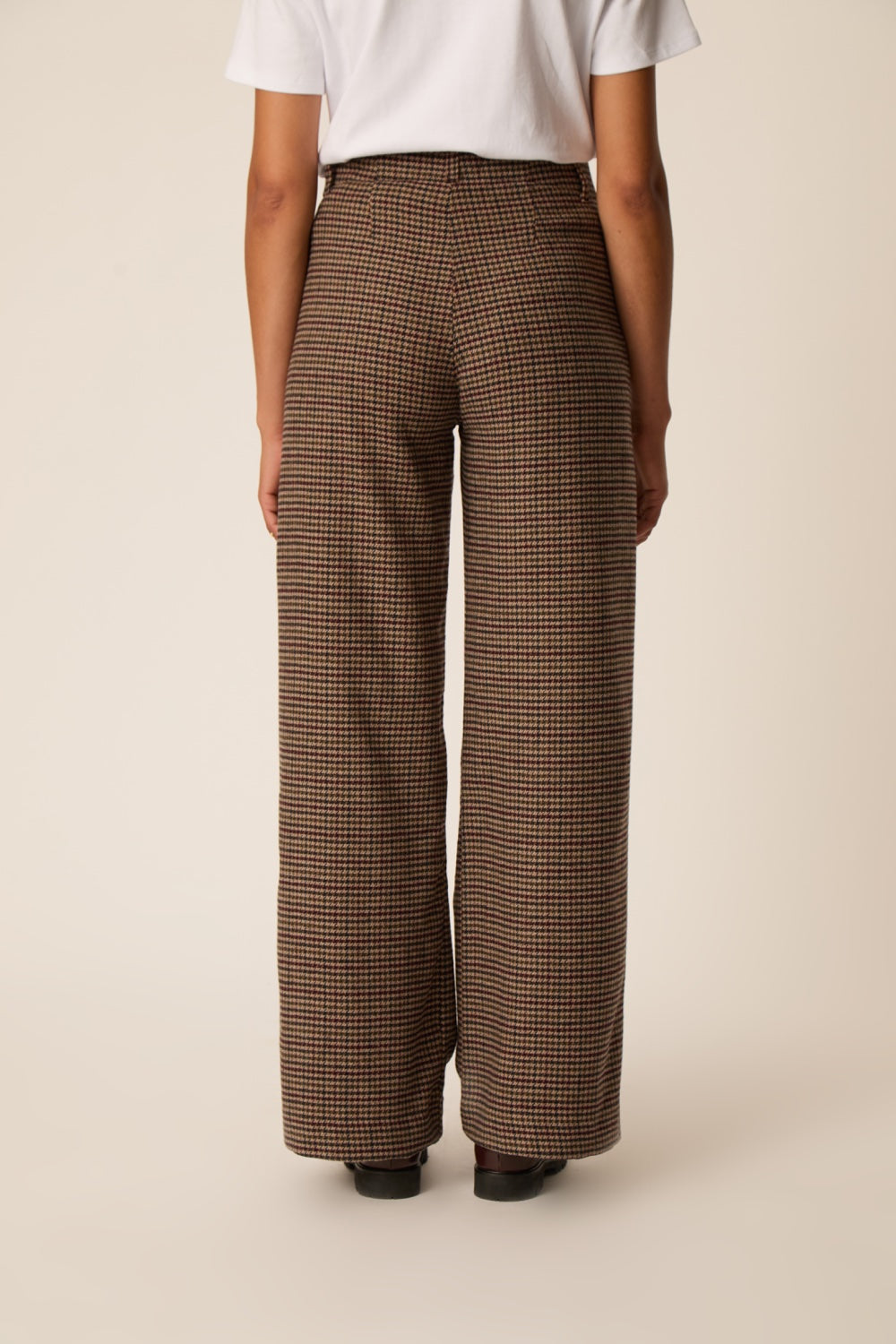 TIFRERE | PANTALÓN ANCHO DE PATA DE GALLO