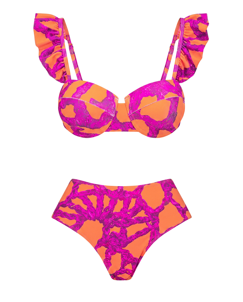 BIKINI RUFFLE SKIRT