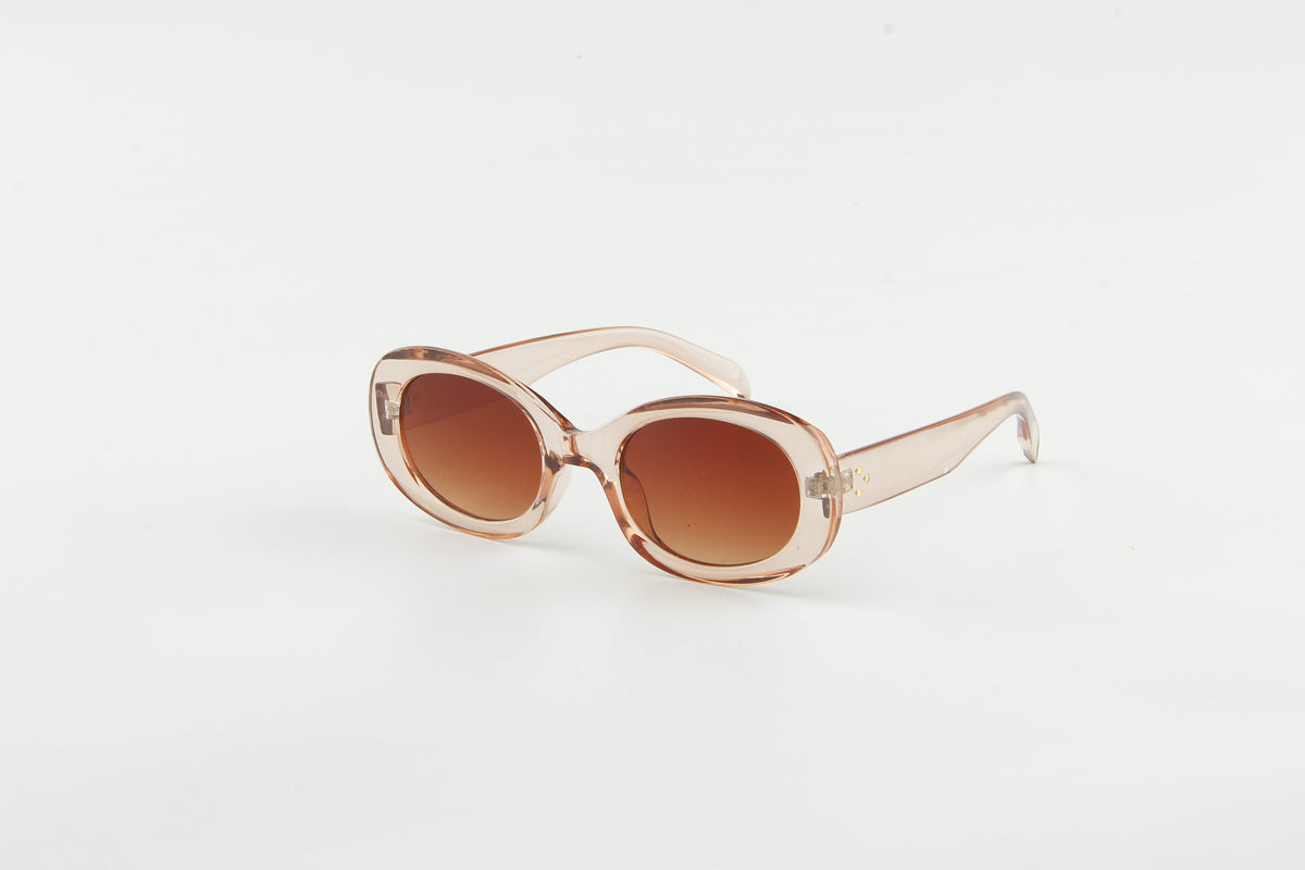 LUCY | GAFAS DE SOL MARRÓN TRANSPARENTE