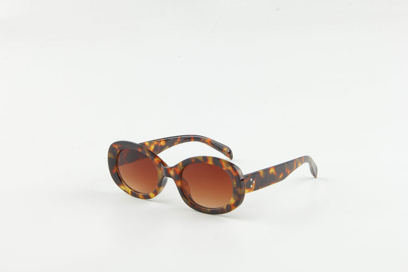 LUCY | GAFAS DE SOL CON ESTAMPADO MARRÓN LECHOSO