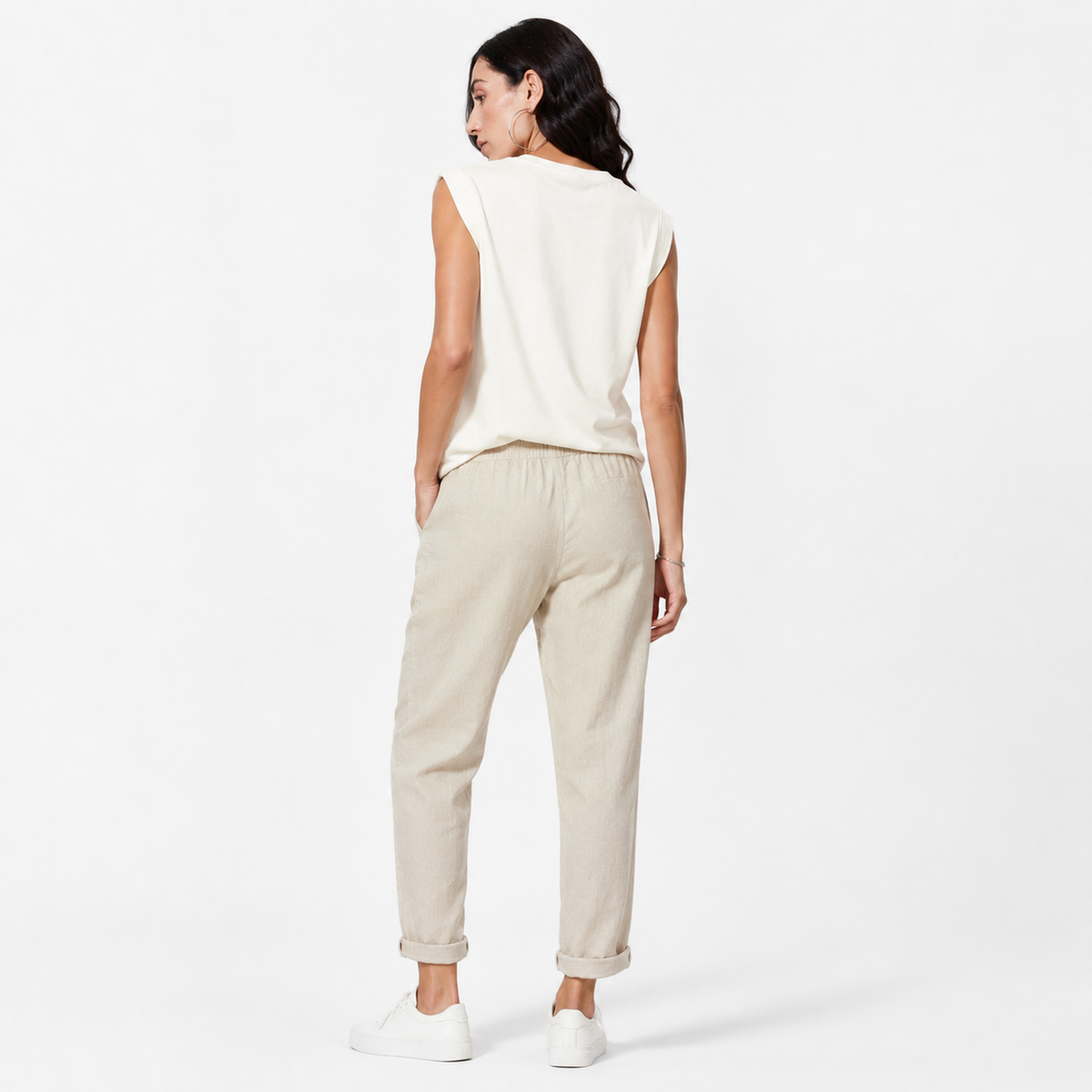 PANTALONES DE LINO BIBI