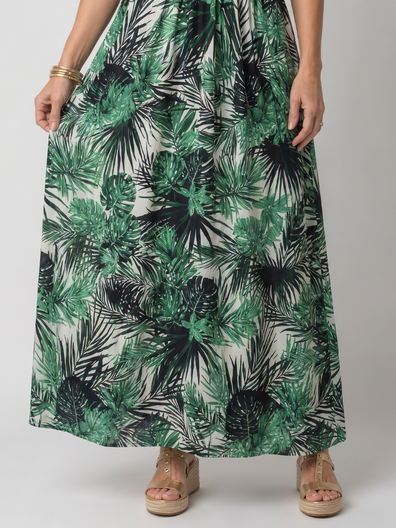 MARAVELLE | VESTIDO MIDI FLORAL