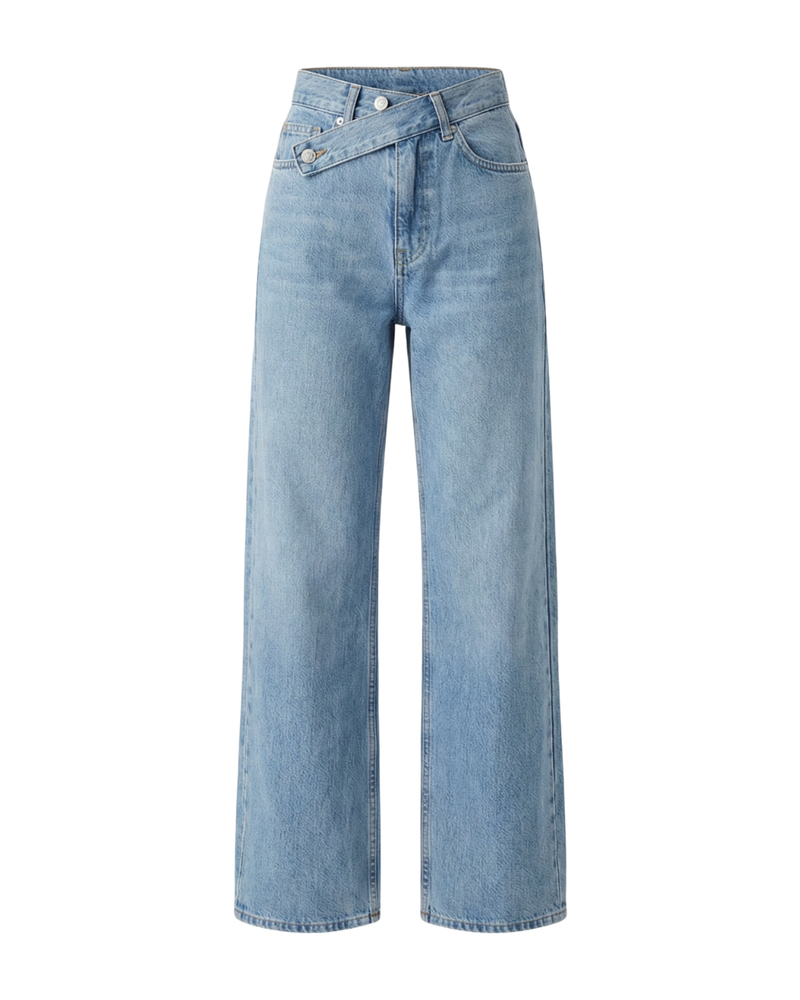 JEANS ASYMMETRIC BELT