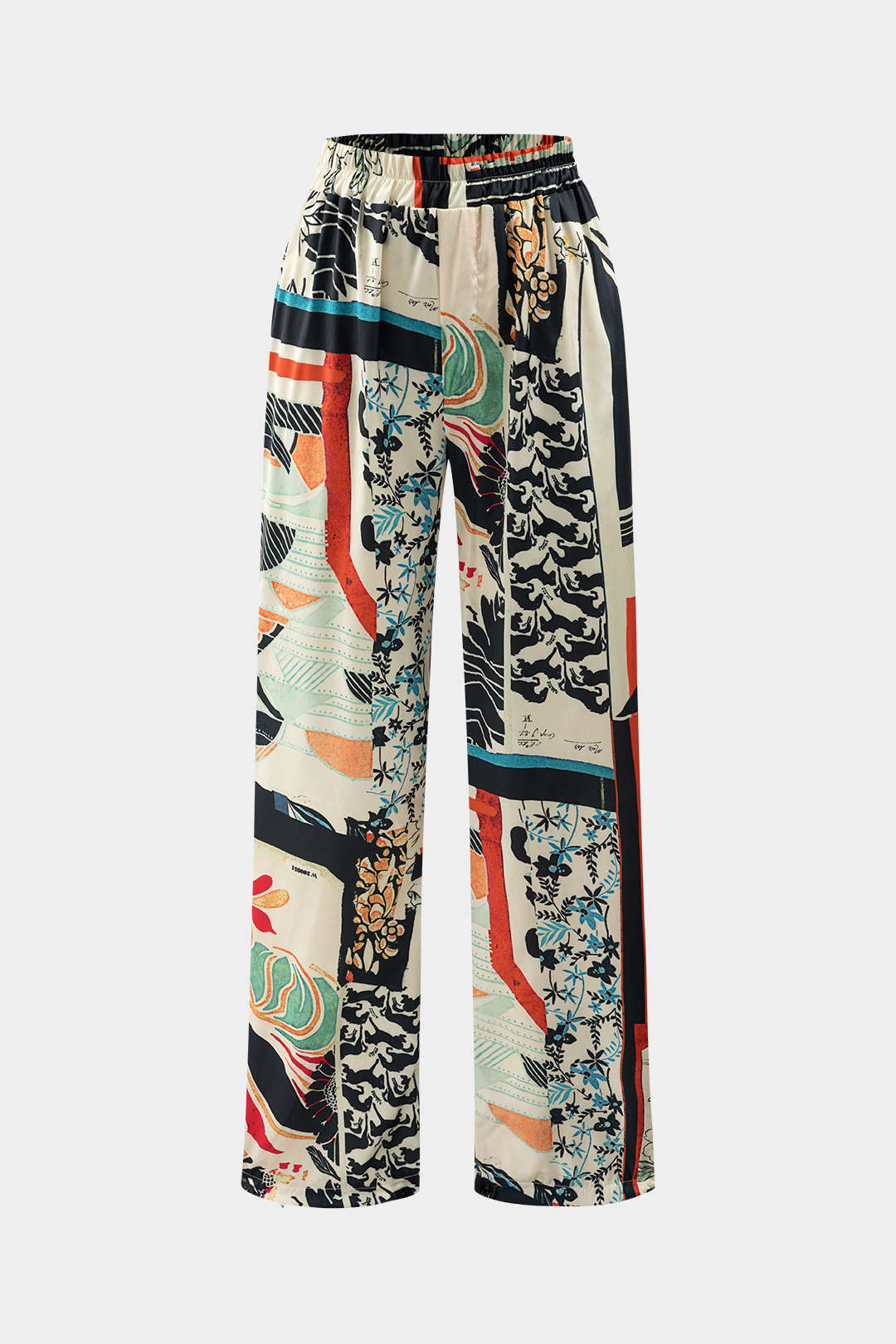 PANTALÓN ARCE DE CINTURA ALTA CON ESTAMPADO FLORAL