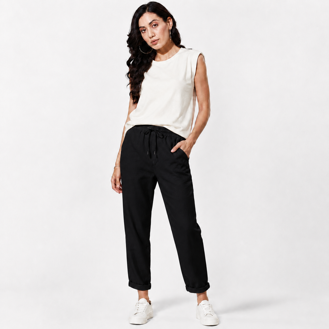 PANTALONES DE LINO BIBI