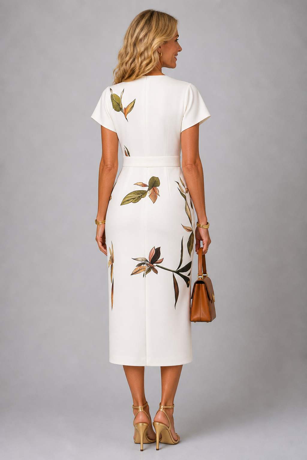 IVORY BLOOM | VESTIDO MIDI BLANCO