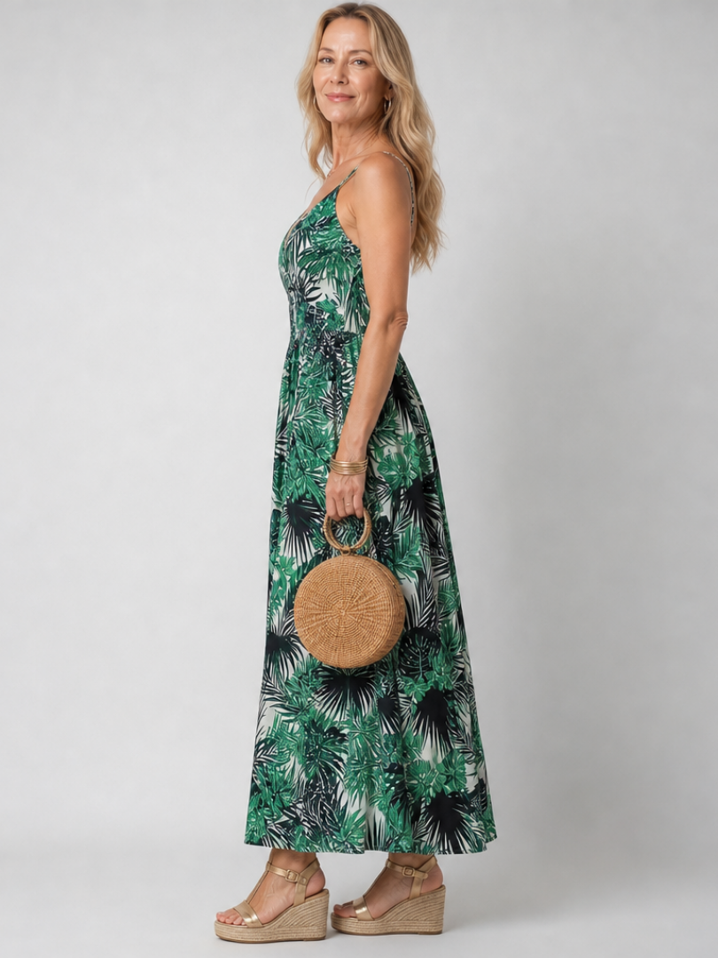 MARAVELLE | VESTIDO MIDI FLORAL