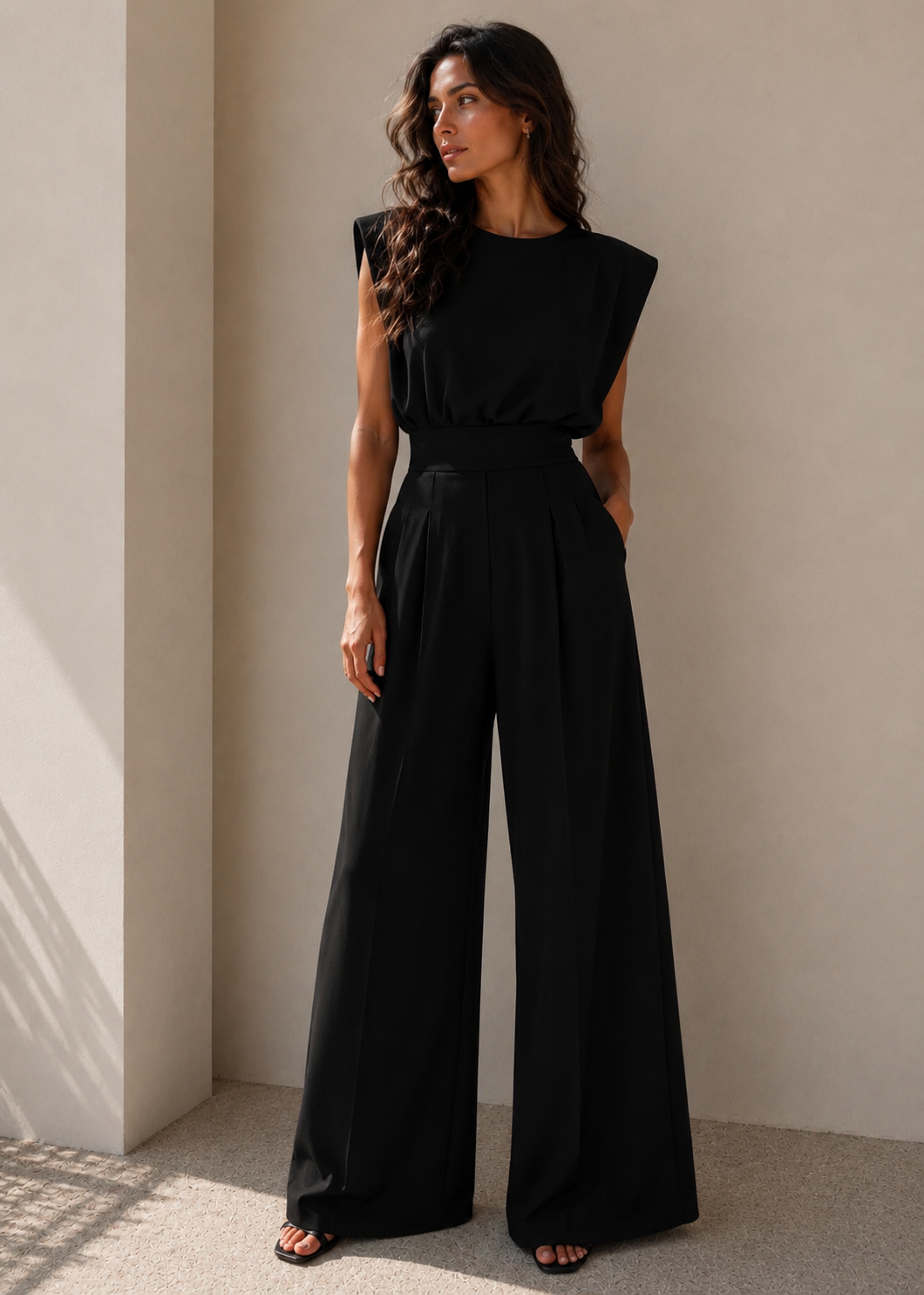AMELIA | MONO ELEGANTE DE PIERNA ANCHA