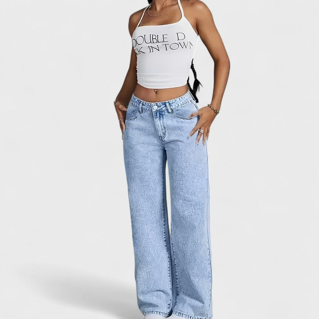 Mara – Jeans dritti larghi da donna