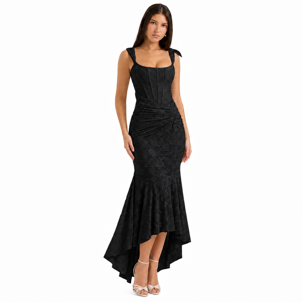 VESTIDO JACQUARD
