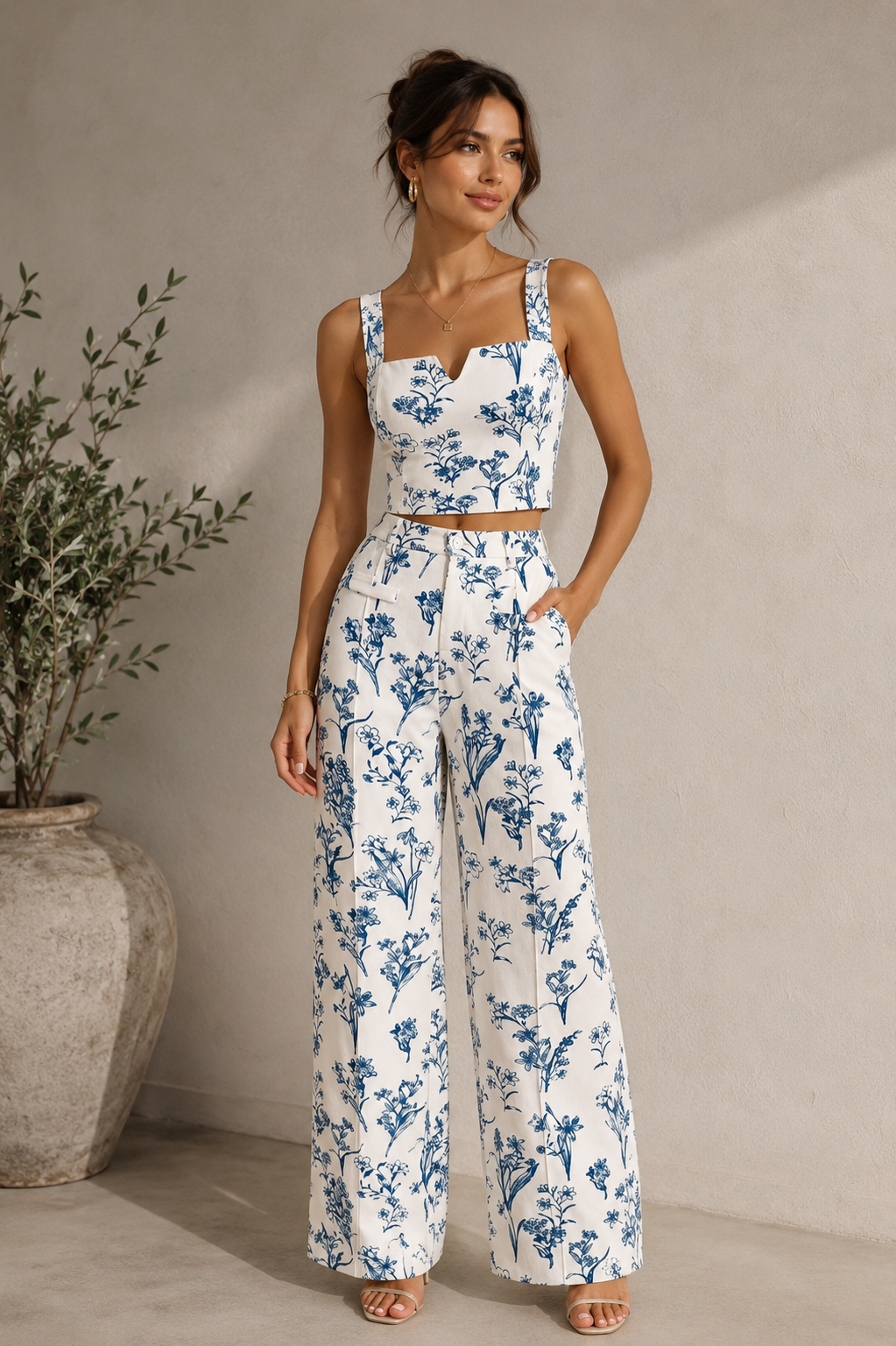 FIORELLA | CONJUNTO FLORAL DE DOS PIEZAS