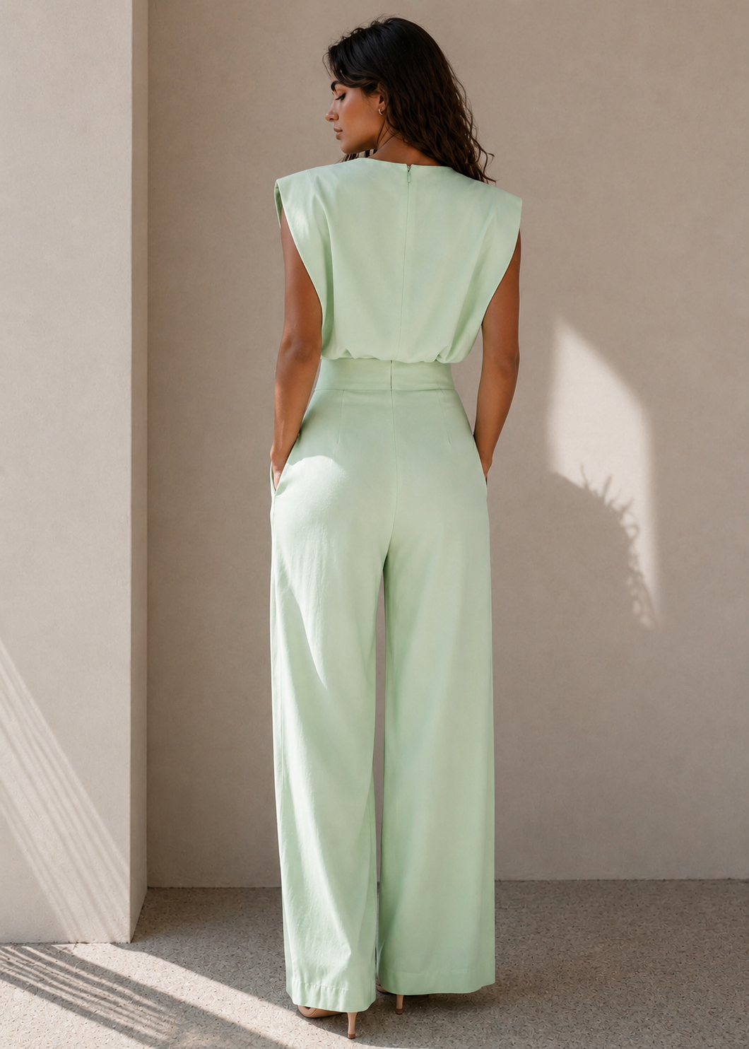 AMELIA | MONO ELEGANTE DE PIERNA ANCHA