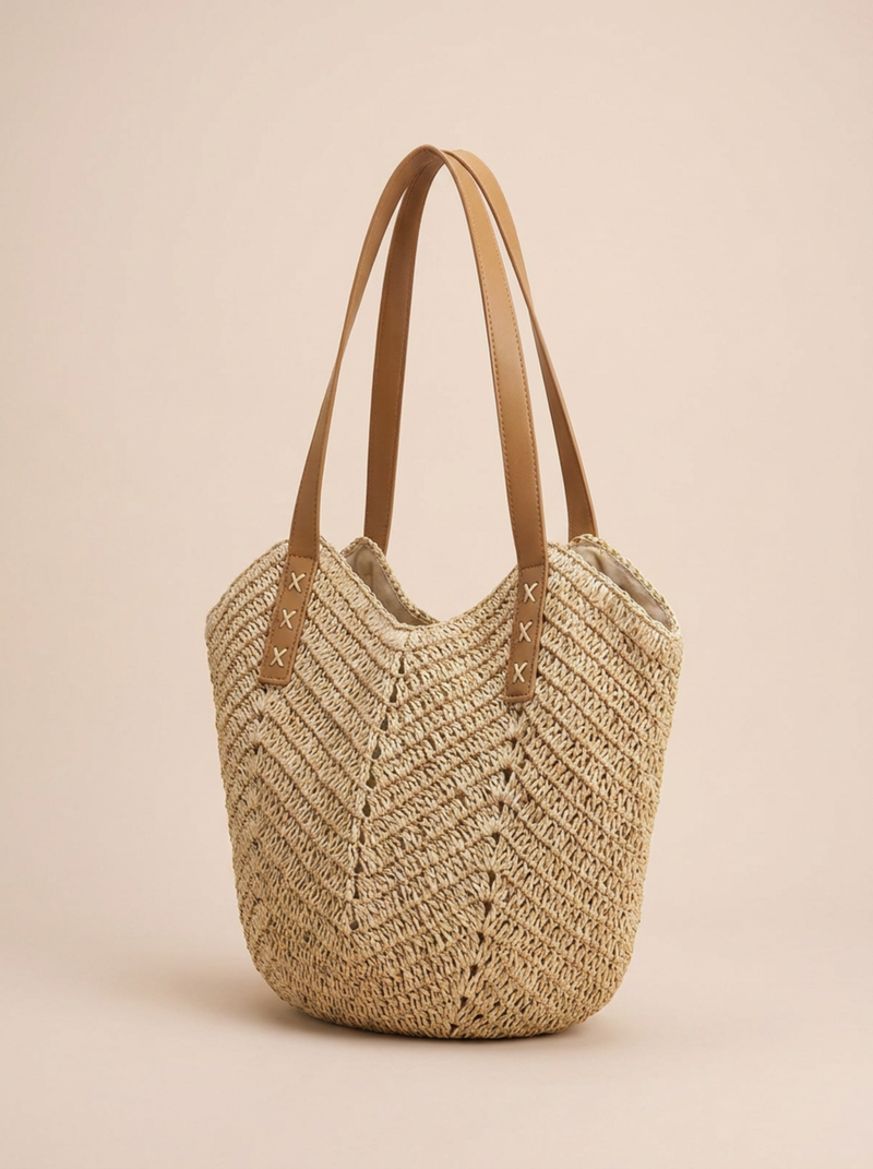 BOLSO SHOPPER TRENZADO | MUJER