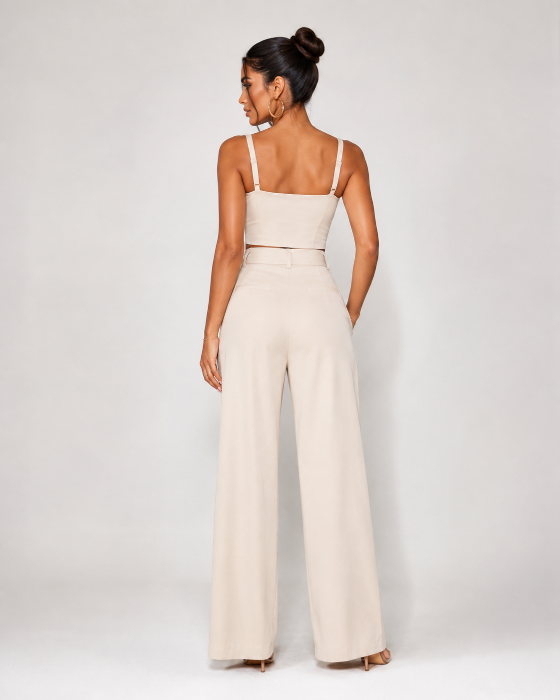 VALERIA | CONJUNTO DE TOP Y PANTALÓN DE PIERNA ANCHA