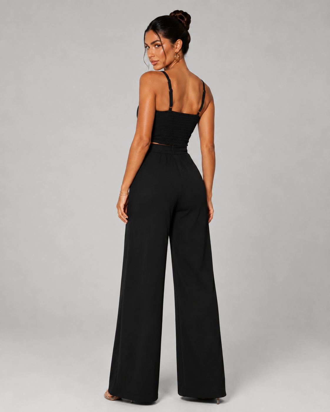 VALERIA | CONJUNTO DE TOP Y PANTALÓN DE PIERNA ANCHA