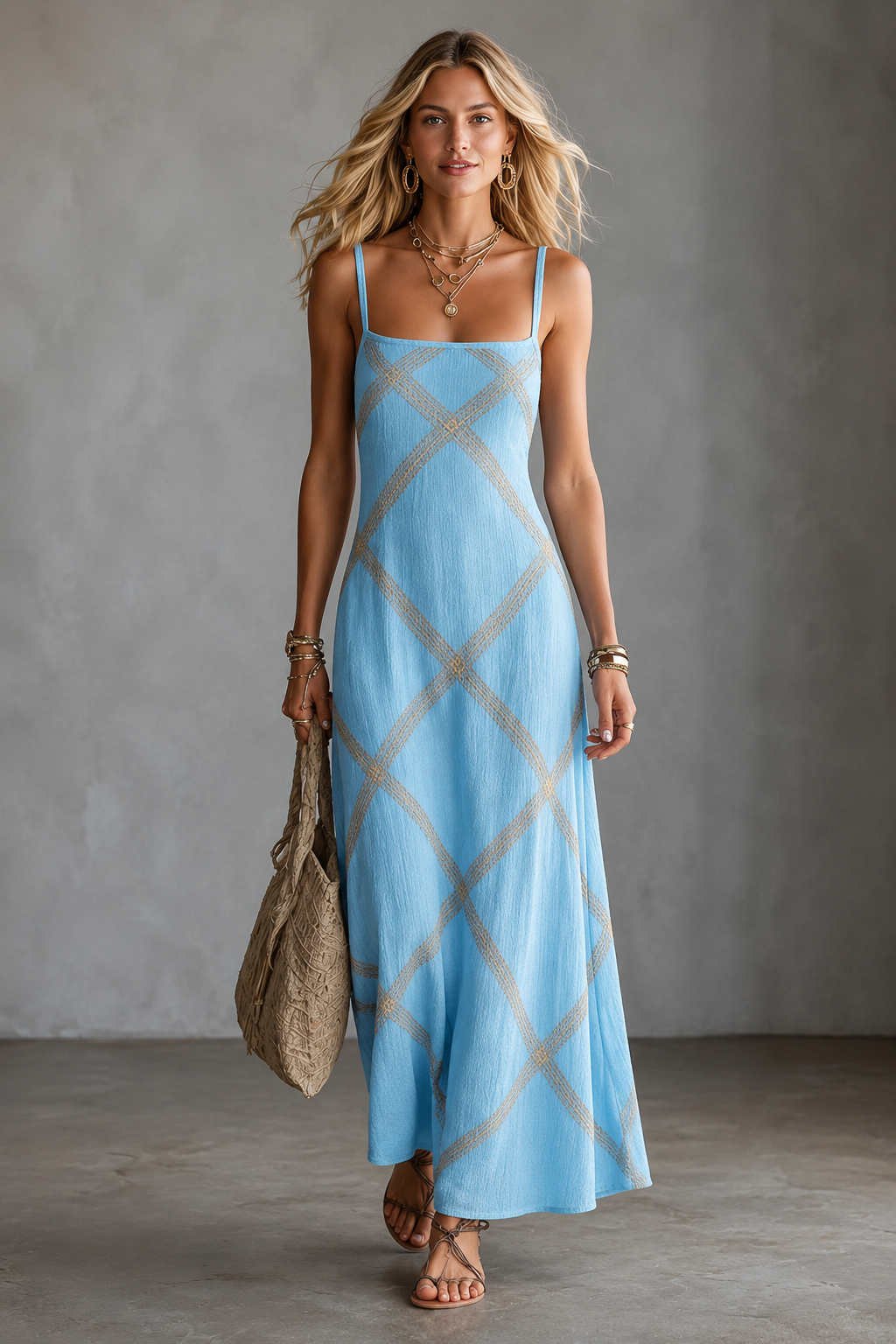 MIREYA | VESTIDO MAXI DE TIRANTES