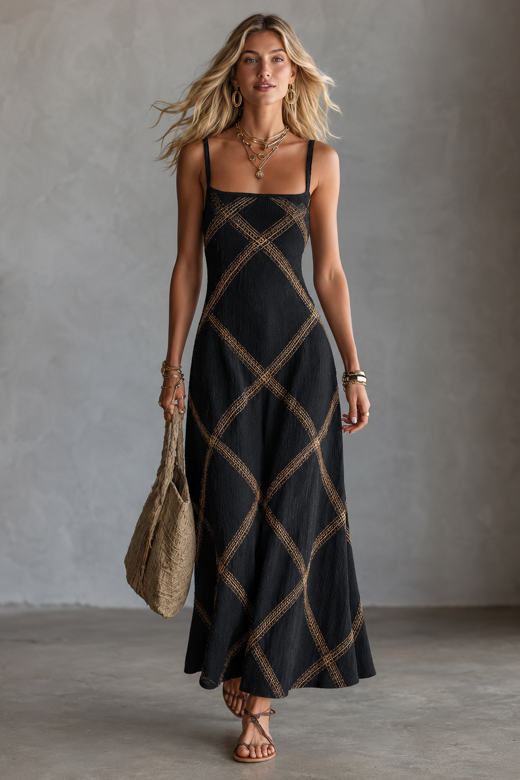 MIREYA | VESTIDO MAXI DE TIRANTES