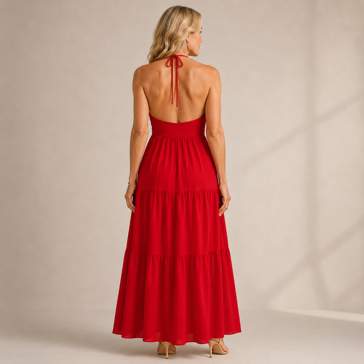 VESTIDO SOLARA HALTER