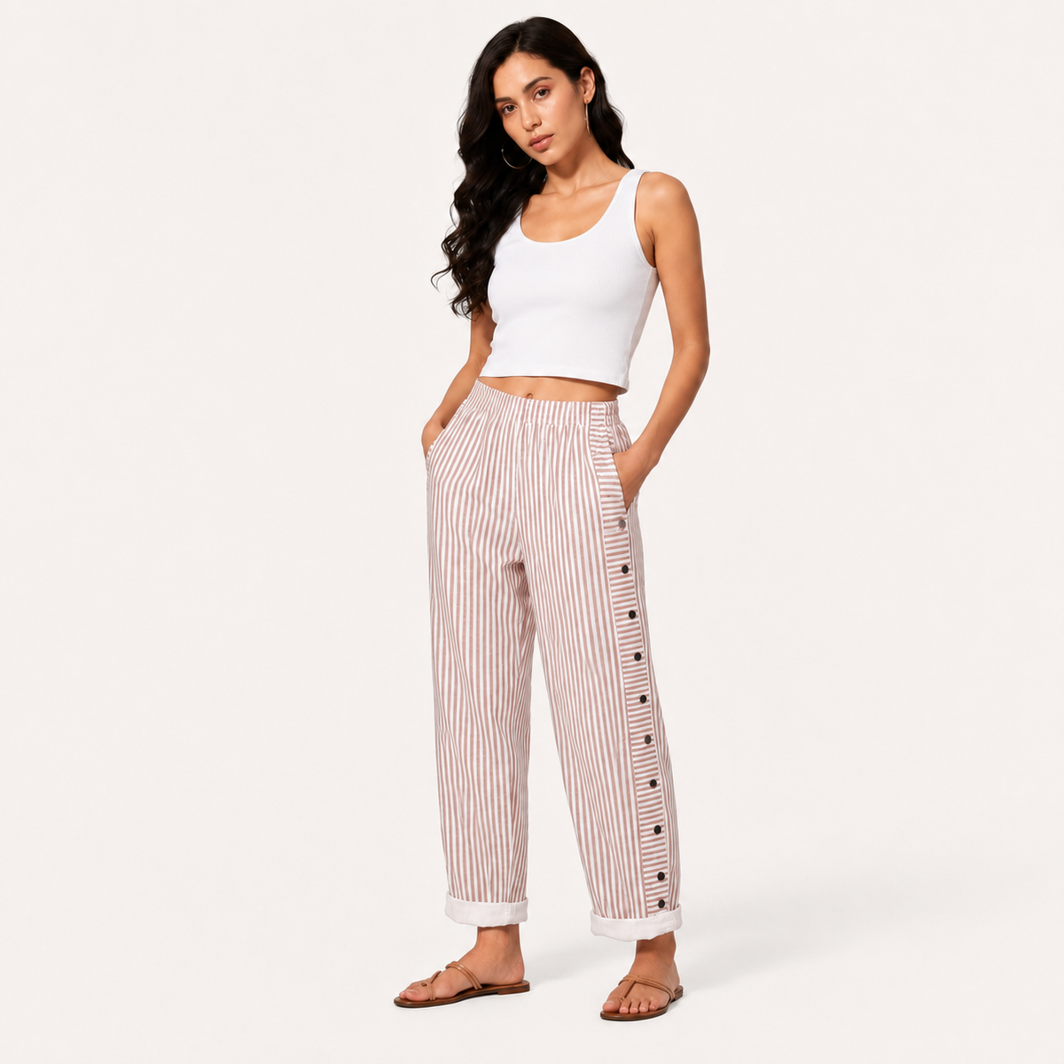 PANTALÓN RAYAS ÉPURE — ELEGANCIA RELAJADA DE VERANO