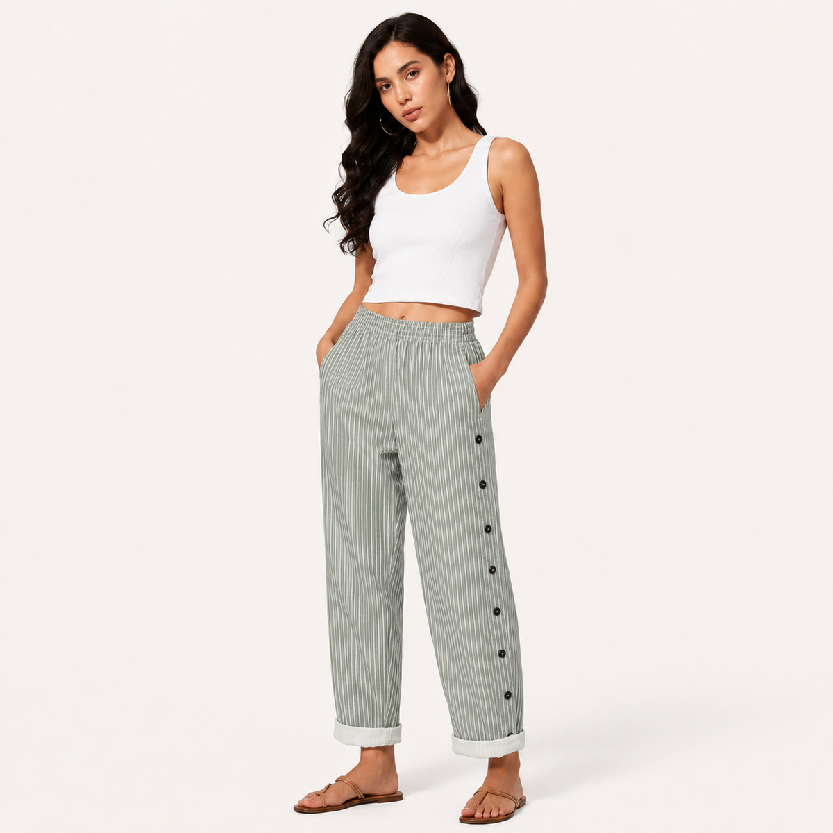 PANTALÓN RAYAS ÉPURE — ELEGANCIA RELAJADA DE VERANO