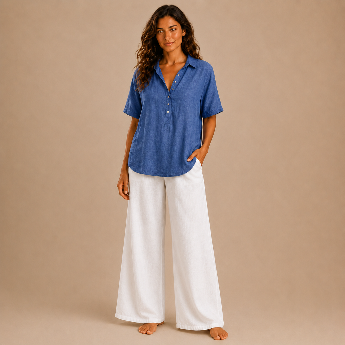 BLUSA TESSA CUELLO CAMISERO
