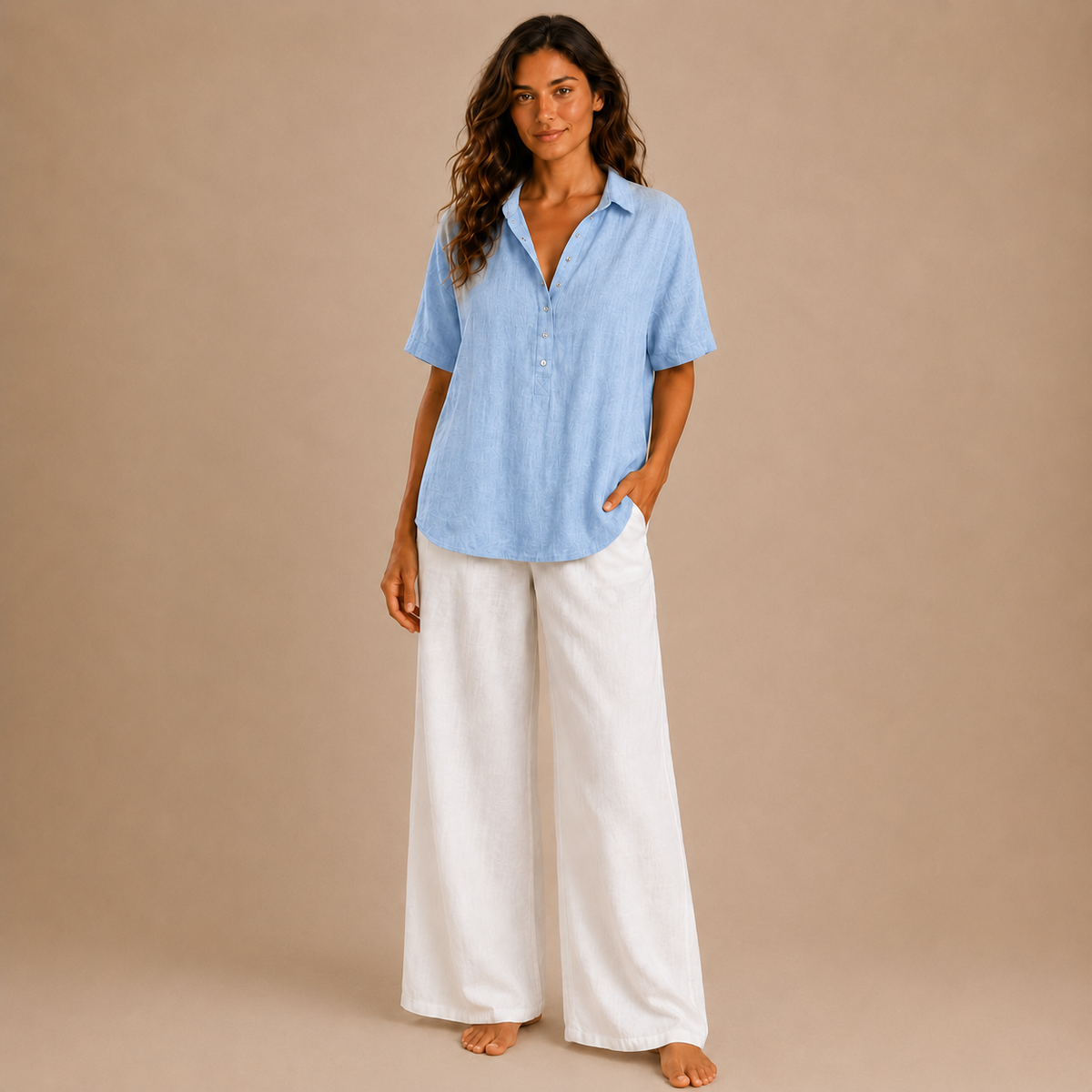 BLUSA TESSA CUELLO CAMISERO