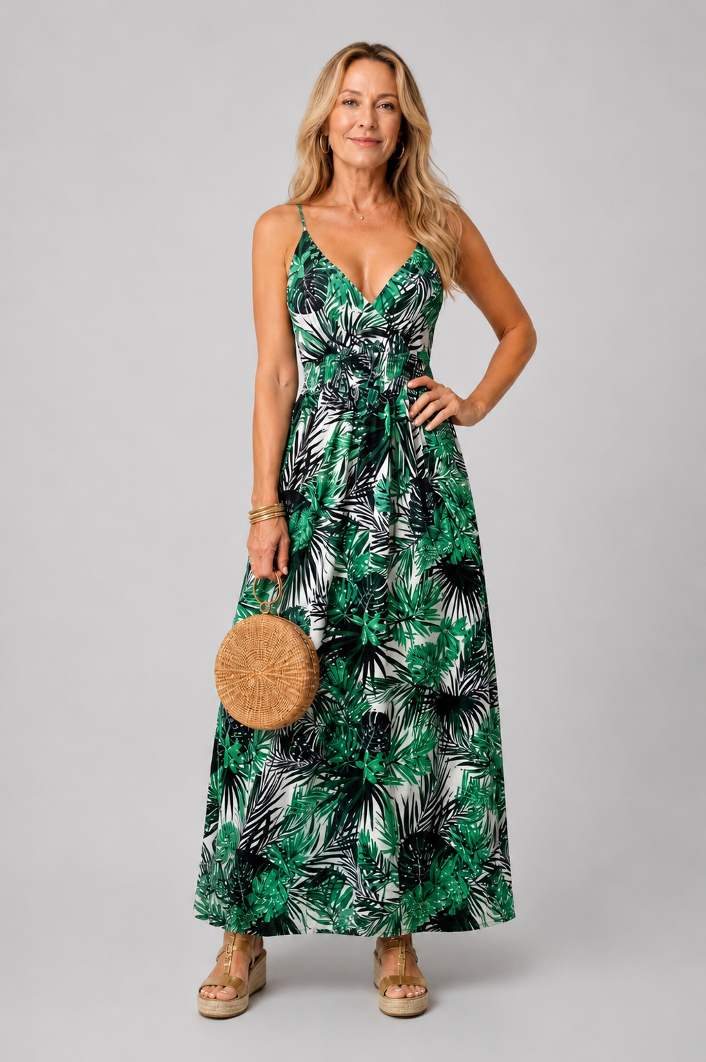 MARAVELLE | VESTIDO MIDI FLORAL