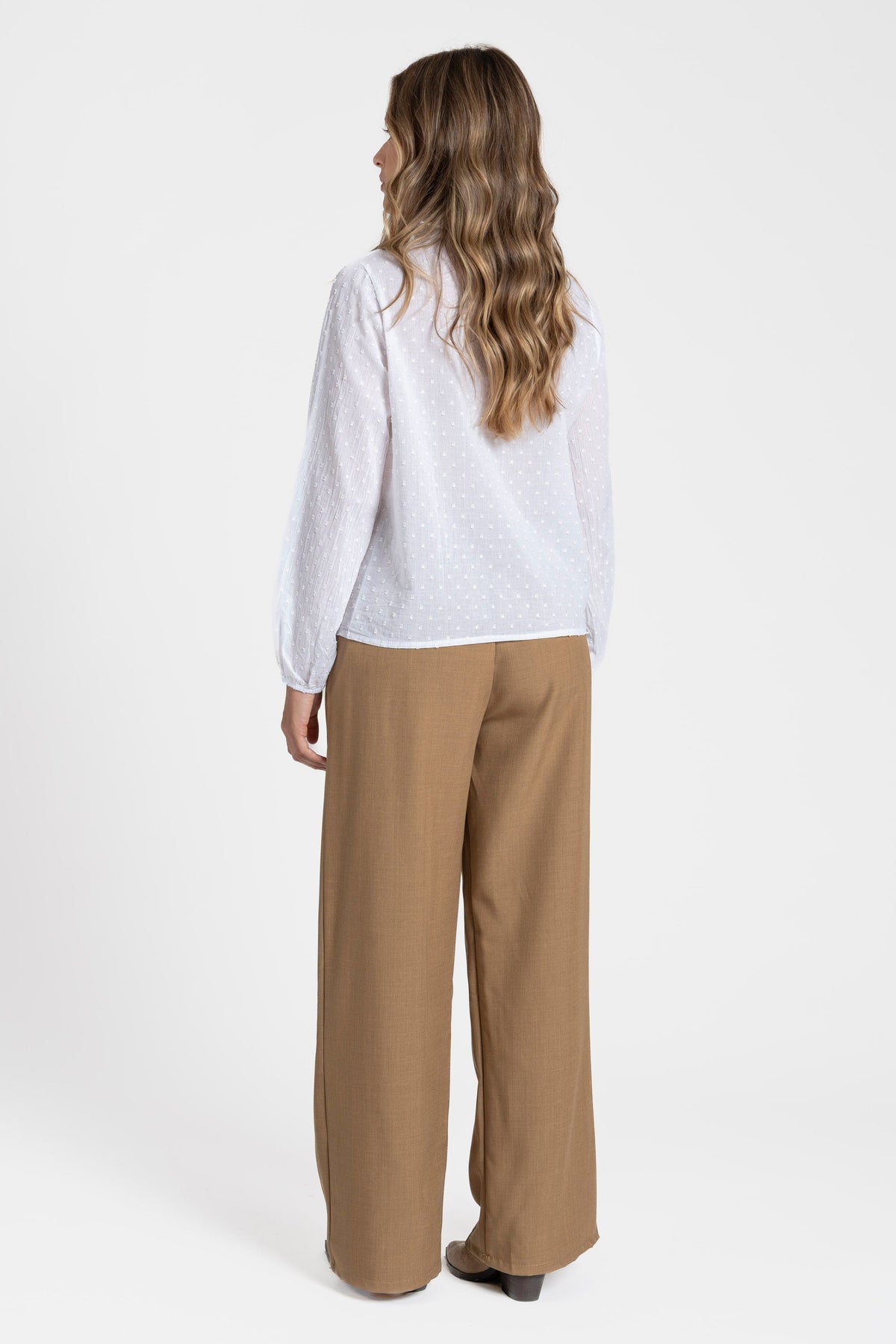 ZAYELIA FLAVI | PANTALÓN FLUIDO DE PERNERA ANCHA