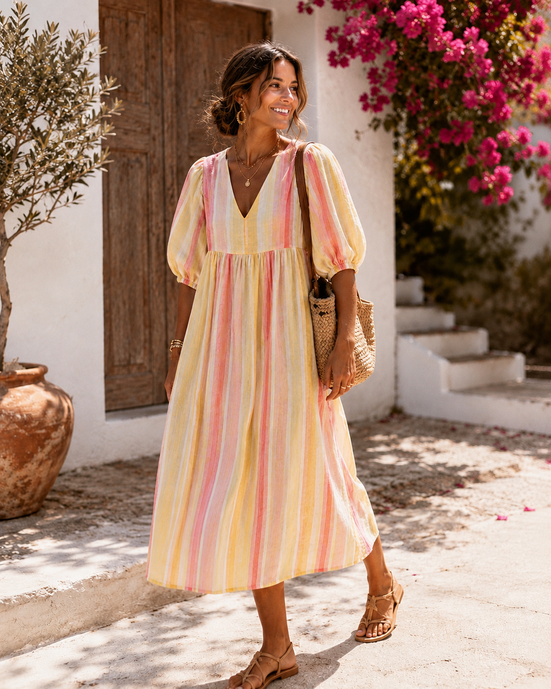 ANAËLLE | VESTIDO MIDI DE VERANO