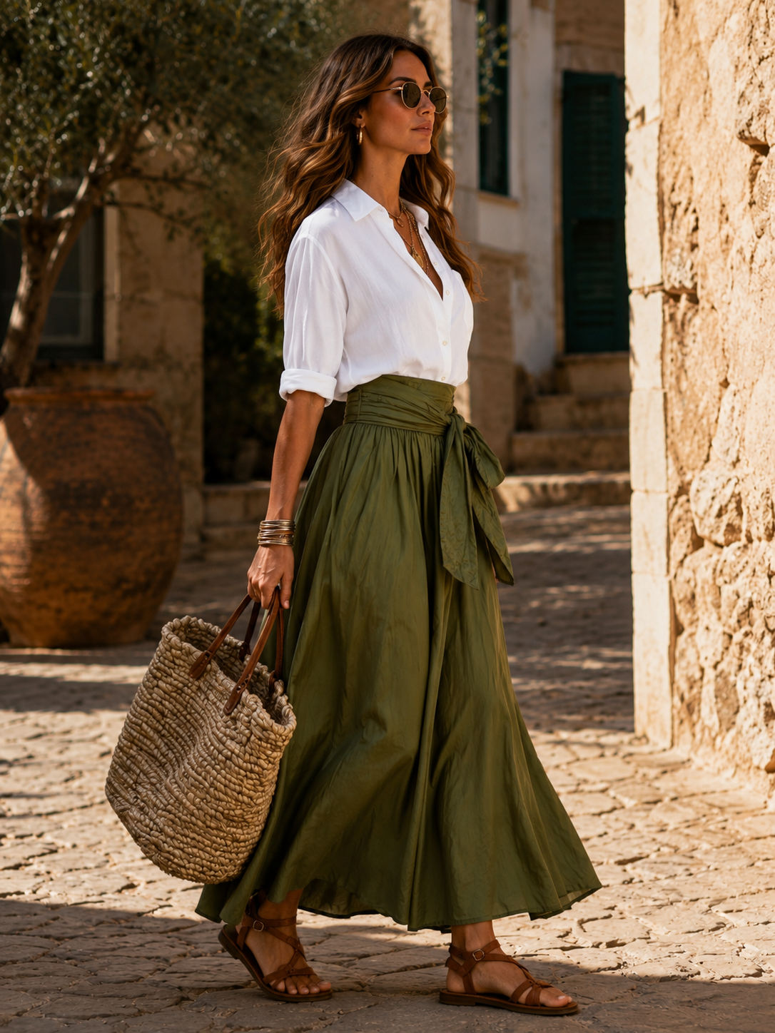 SOFÍA | CONJUNTO DE CAMISA Y PANTALÓN PALAZZO