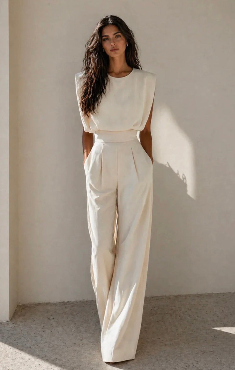 AMELIA | MONO ELEGANTE DE PIERNA ANCHA