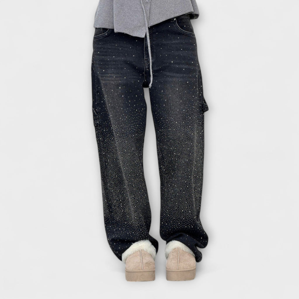 Carmen – Jeans in denim a palloncino stile carpenter
