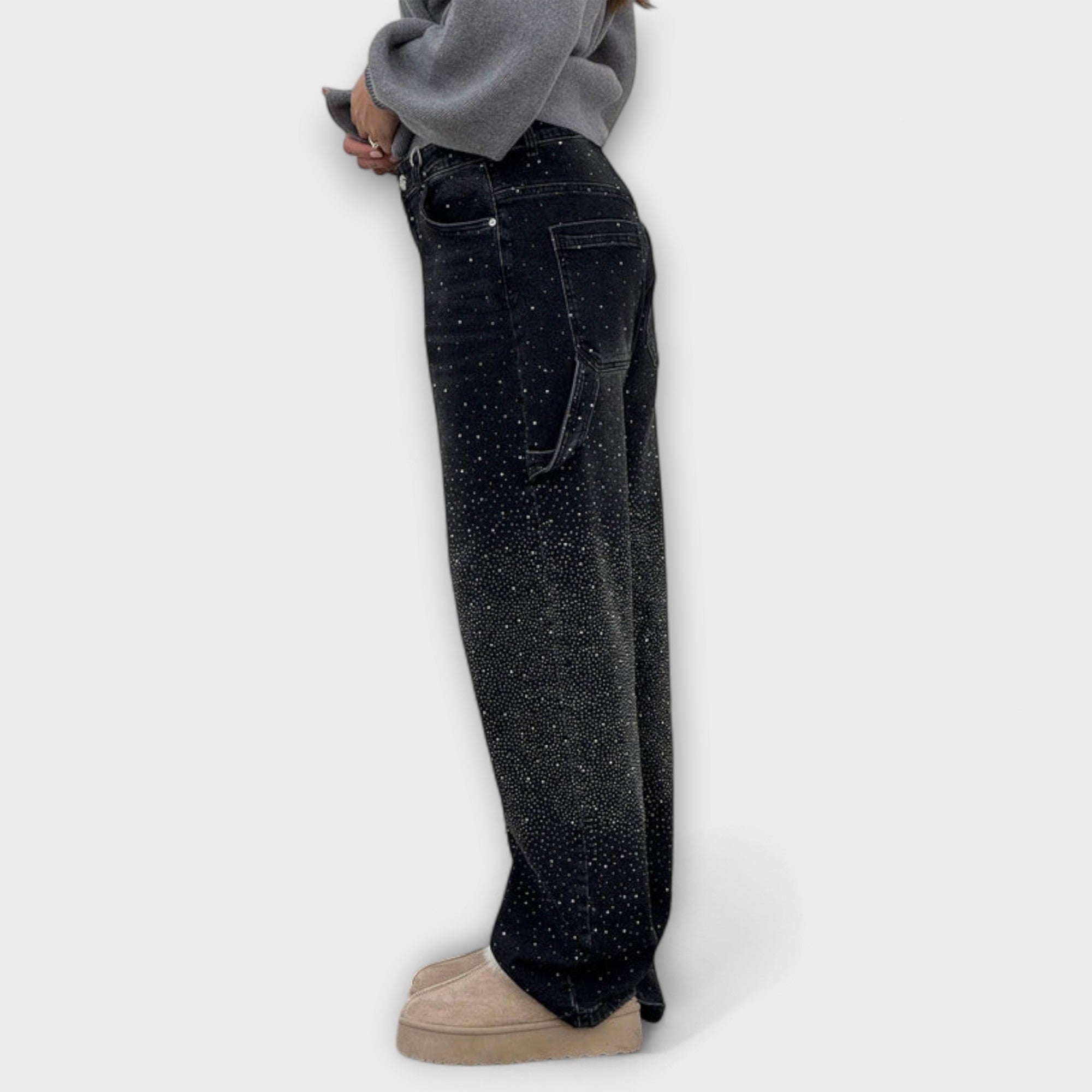 Carmen – Jeans in denim a palloncino stile carpenter