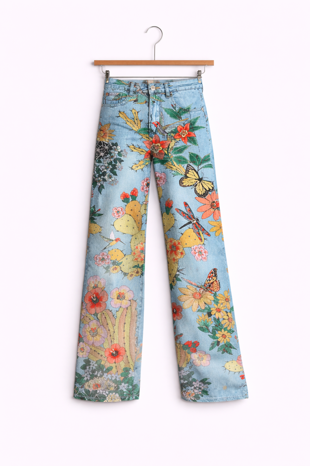 PANTALÓN FLORAL WIDE