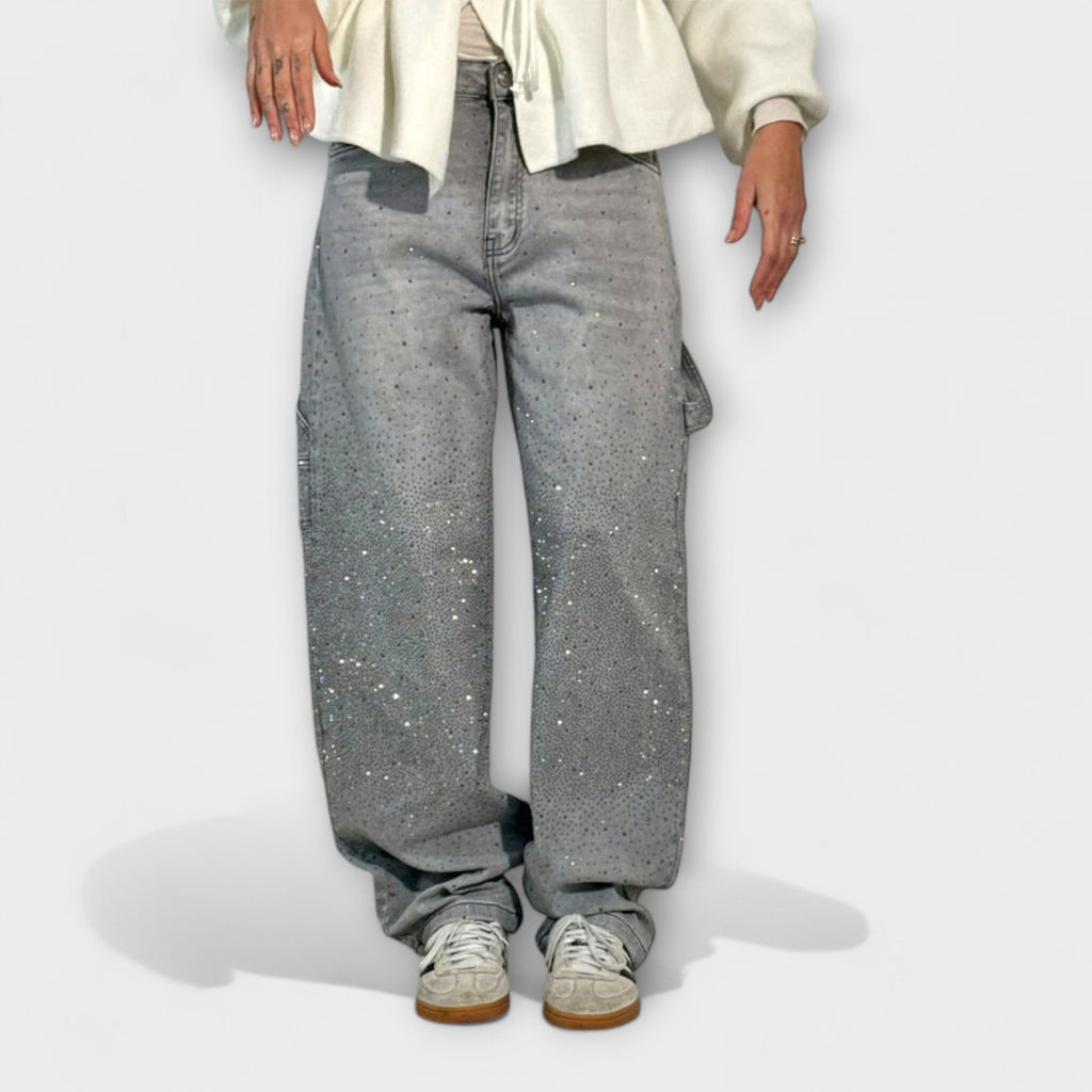 Carmen – Jeans in denim a palloncino stile carpenter