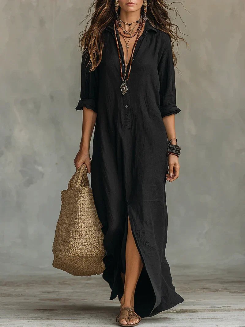 VESTIDO CAMISERO BOHEME