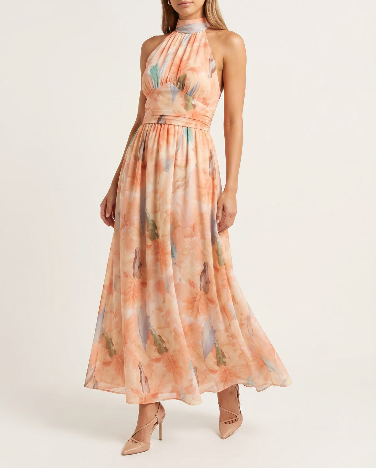 VESTIDO HALTER SUNSET