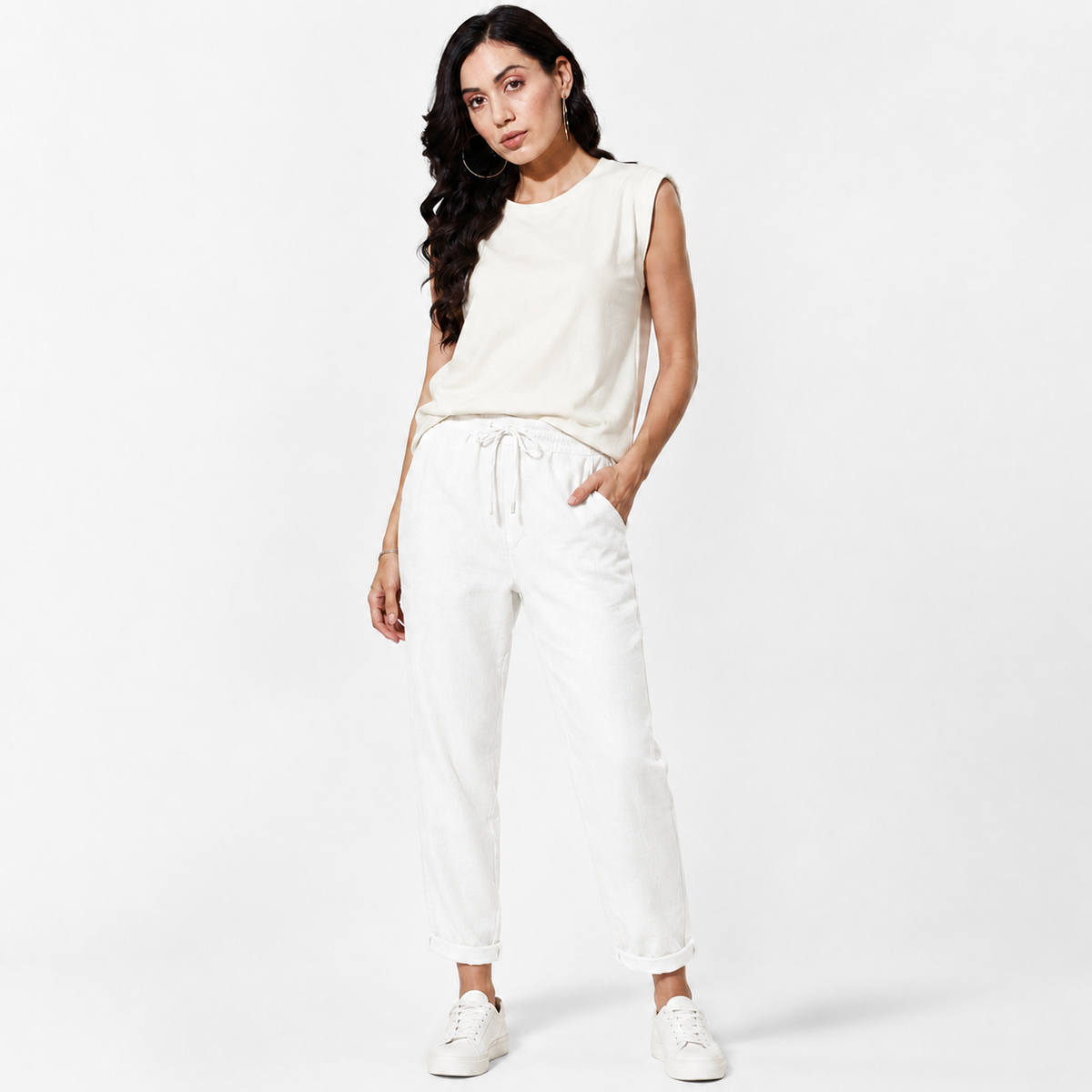 PANTALONES DE LINO BIBI