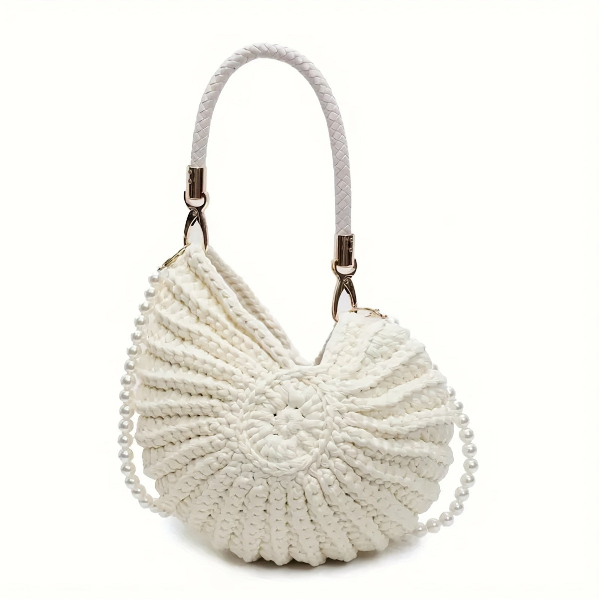 BOLSO TEJIDO CON CADENA | MUJER