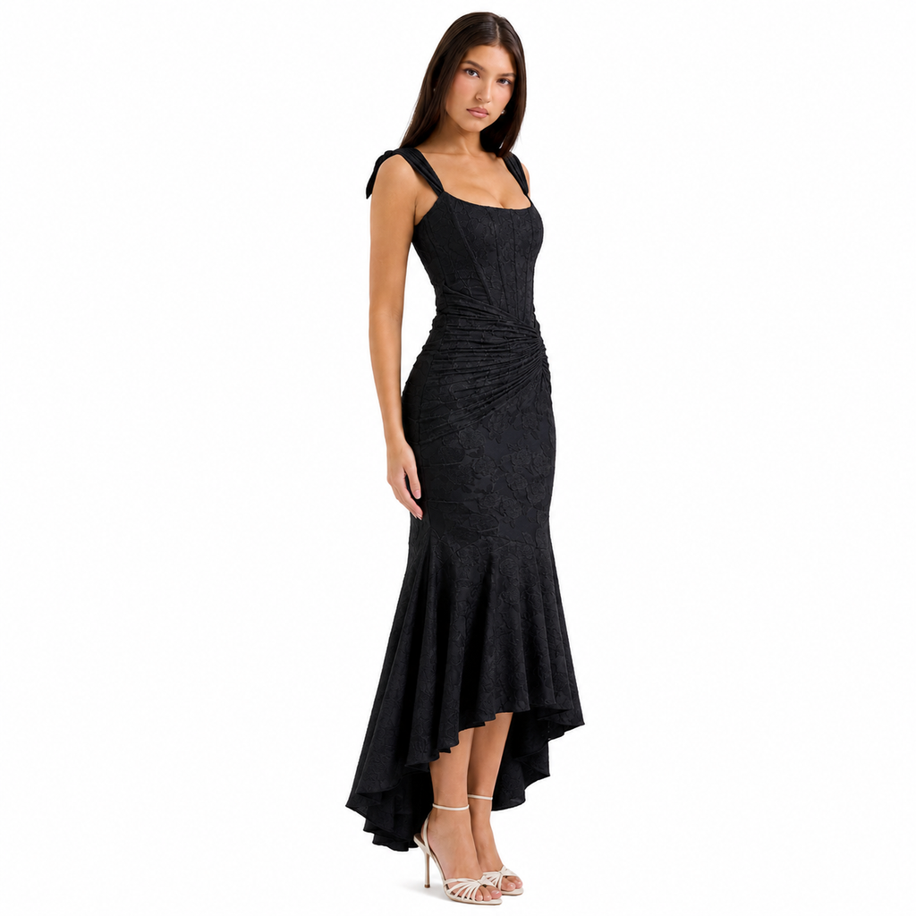VESTIDO JACQUARD