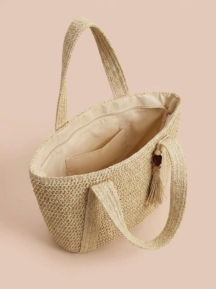 METTERO | BOLSO TOTE TRENZADO | MUJER
