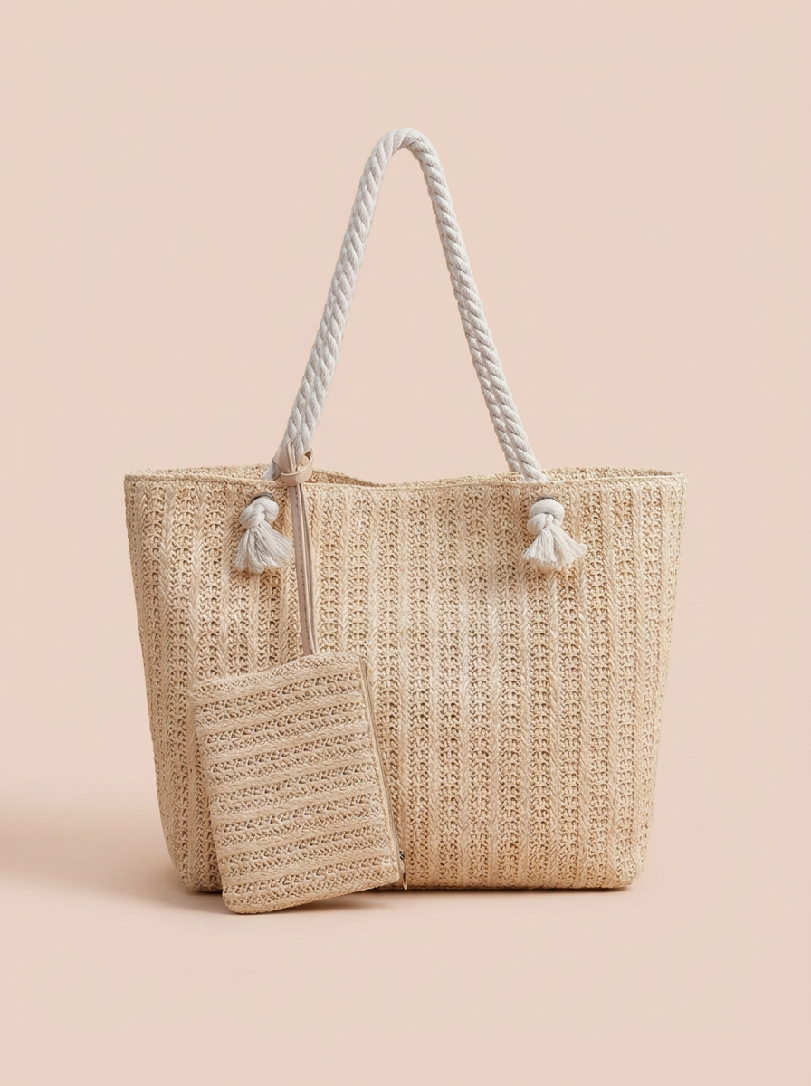 METTERO | BOLSO TOTE TRENZADO | MUJER