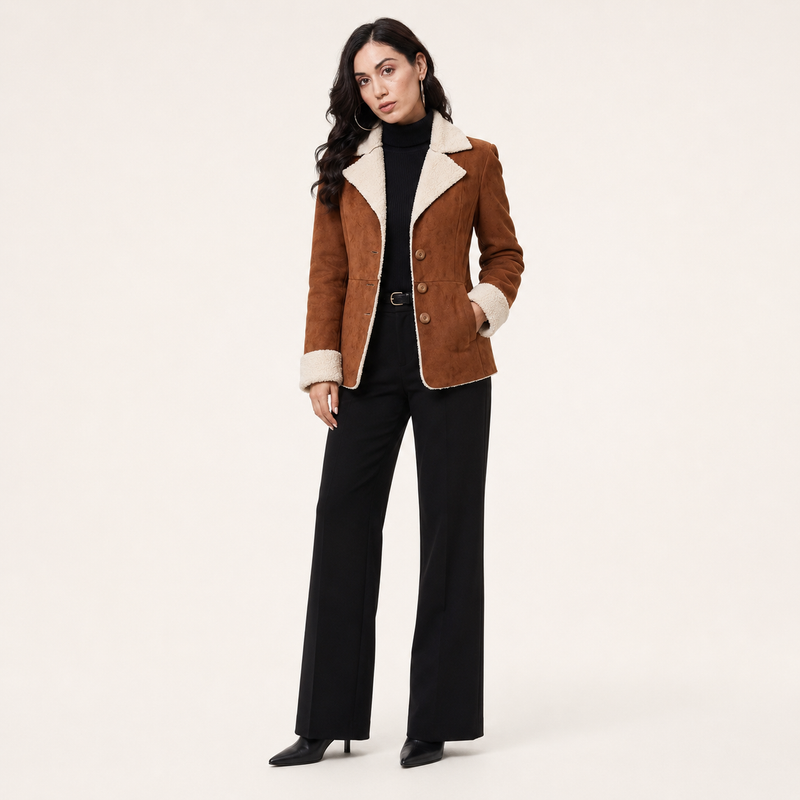 DAISY | CHAQUETA DE PIEL SINTÉTICA